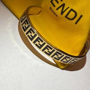 Fendi Gold and Black Bracelet